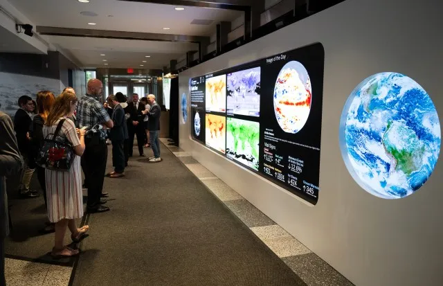 NASA HQ exhibit view